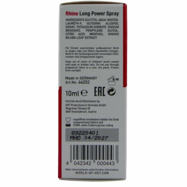 HOT - RHINO LONG POWER SPRAY 10 ML