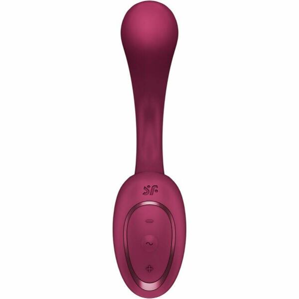 SATISFYER - G FOR GODDESS 2 RABBIT VIBRATOR BOTTLE BORDEAUX