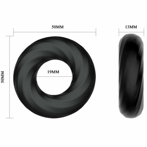 CRAZY BULL - SPIRAL SILICONE RING