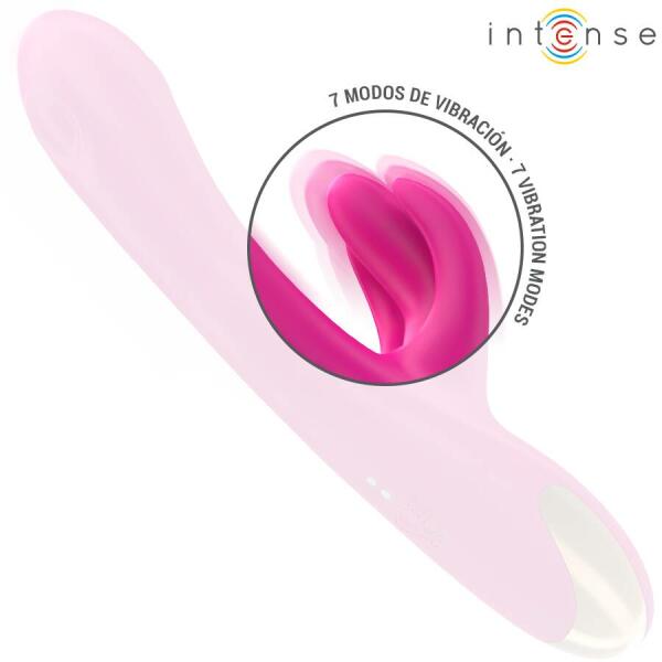 INTENSE - BRITNEY MULTIFUNCTION RABBIT VIBRATOR 23 CM PINK
