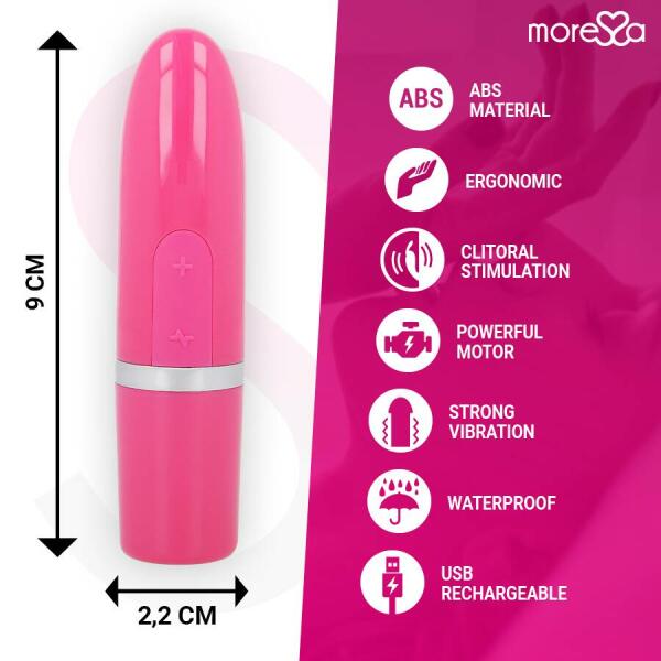MORESSA - IVY VIBRATOR STIMULATOR TRAVEL PINK