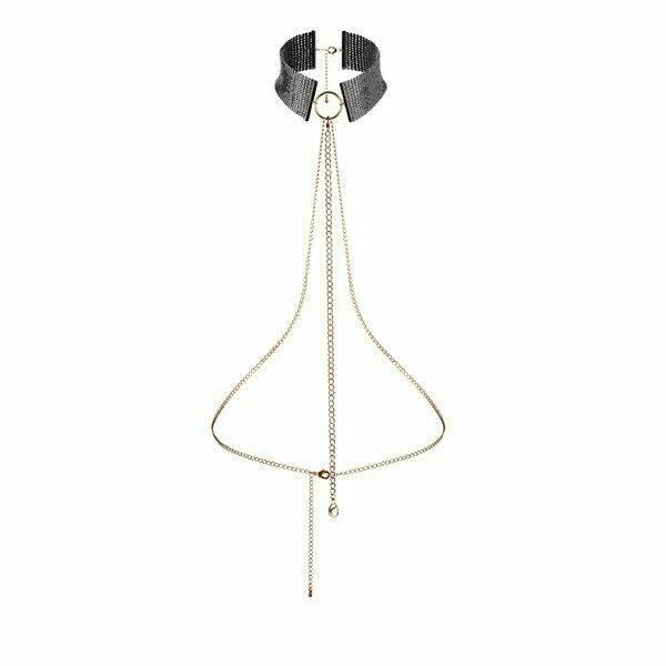 BIJOUX - DÉSIR MÉTALLIQUE BLACK METALLIC NECKLACE