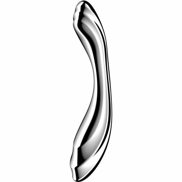 SATISFYER - PURE GRAVITY 2 STAINLESS STEEL DOUBLE-ENDED DILDO
