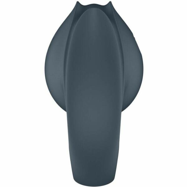 SATISFYER - PERFECT PAIR 2 MULTIVIBRATOR 2 IN 1 PENIS RING AND FINGER STIMULATOR GREY