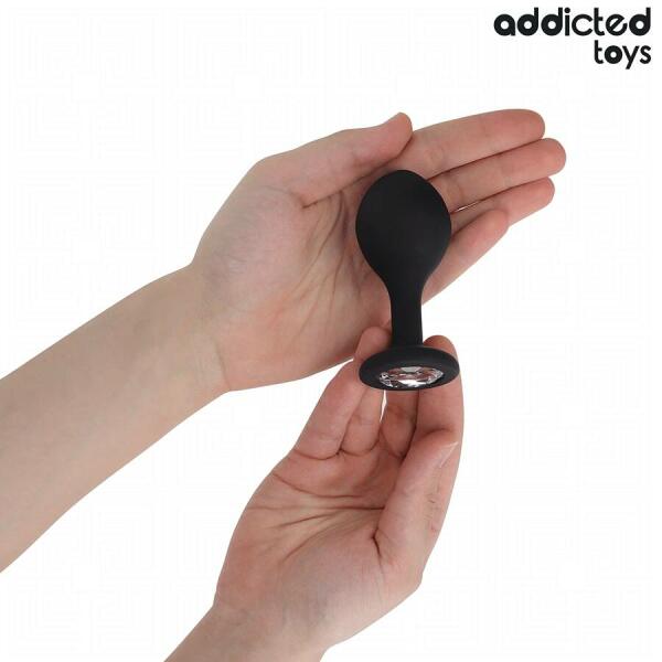 ADDICTED TOYS - SET OF 3 ANAL PLUG SILICONE WITH JEWEL