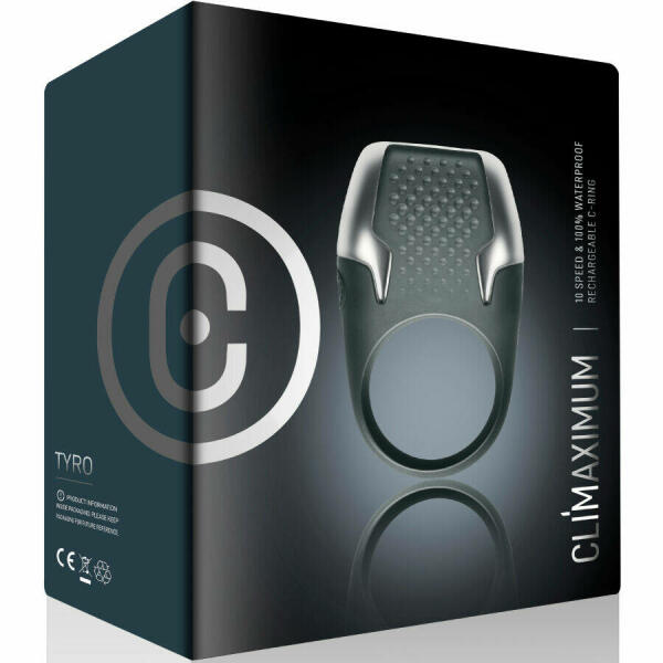 CLIMAXIMUM - TYRO VIBRATING COCK RING WITH LED LIGHTS
