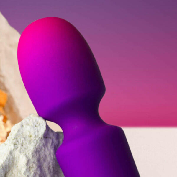 ROCKS- OFF - GLO- GIRL VIBRATOR WAND MINI PURPLE