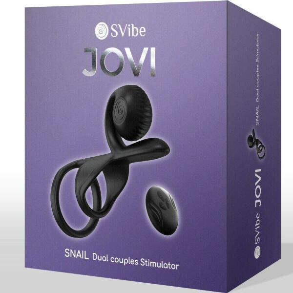 SNAIL VIBE - JOVI COUPLES RING REMOTE CONTROL BLACK
