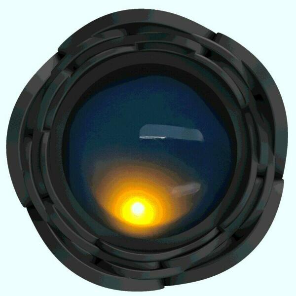 PRETTY LOVE - TARION ANAL PLUG WITH  LED LIGHT BLACK 12.5 CM