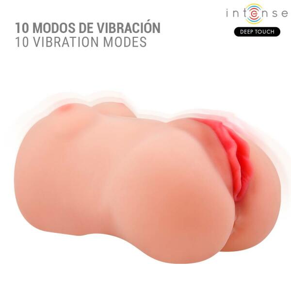 INTENSE DEEP TOUCH - CATHERINE VIBRATOR & SUCTION MASTURBATOR WITH VOICE