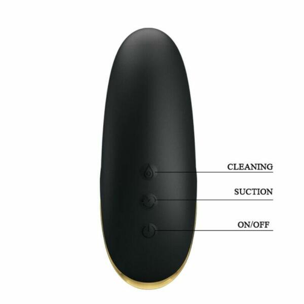 PRETTY LOVE - LUXURY RECHARGEABLE SUCTION MASSAGER BLACK