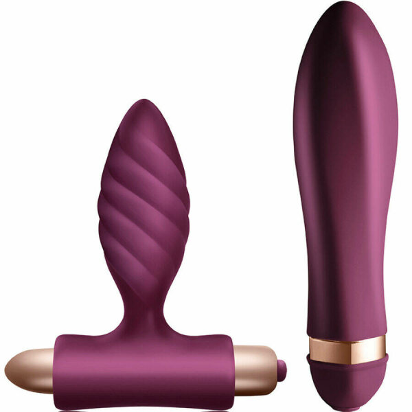 CLIMAXIMUM - DESIRE KIT TWISTED VIBRATOR + ANAL PLUG