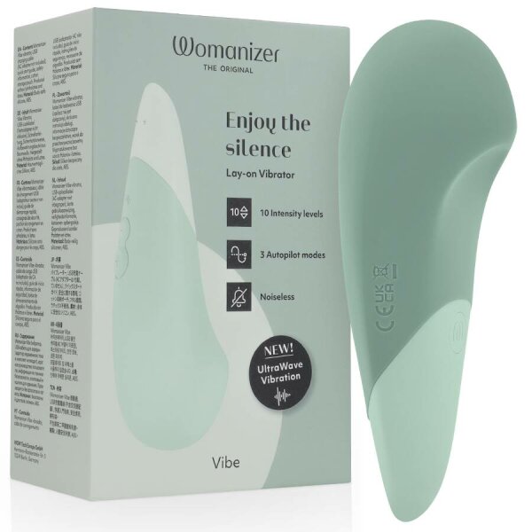 WOMANIZER - VIBE LAY-ON SILENT VIBRATOR SAGE