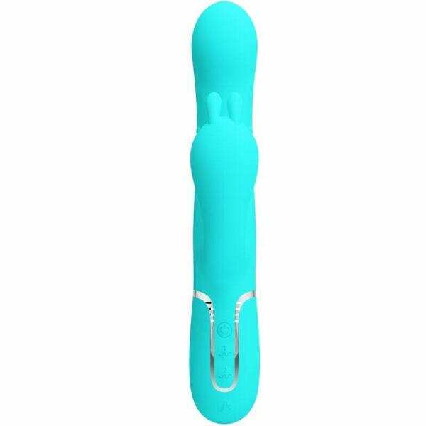 PRETTY LOVE - CAMMY 4 IN 1 MULTIFUNCTION TRIPPLE RABBIT VIBRATOR  BLUE