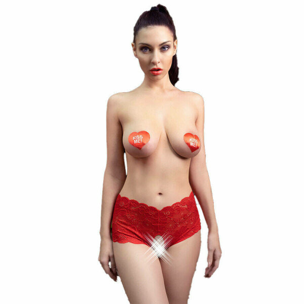 CHILIROSE - CR 4641 PANTIES CROTCHLESS ROJO