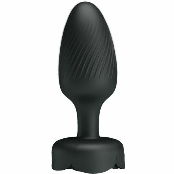 PRETTY LOVE - VARIAN ANAL PLUG WITH  LED LIGHT BLACK 10.8 CM