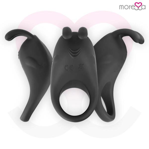 MORESSA - BRAD PREMIUM SILICONE RECHARGEABLE BLACK