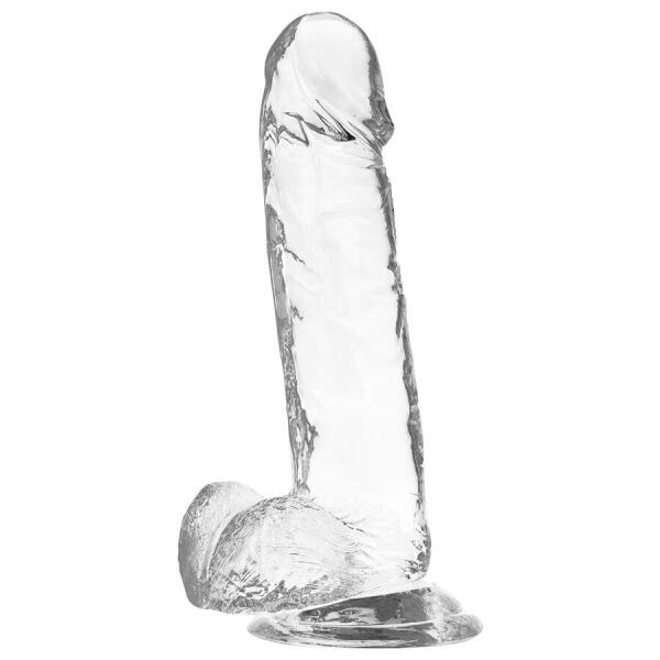 X RAY - CLEAR COCK WITH BALLS 20 CM -O- 4.5 CM