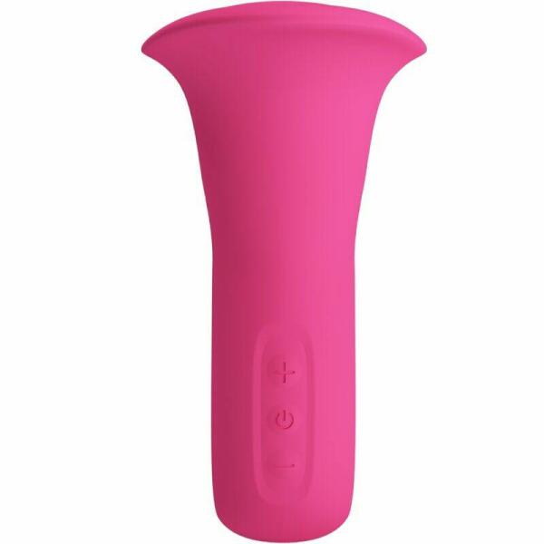 PRETTY LOVE - CLYDE ORAL VIBRATOR VIBRATING TONGUE 12 VIBRATIONS PINK