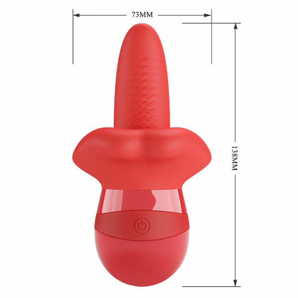 PRETTY LOVE - OBELIA MASTURBATOR TONGUE VIBRATOR WITH ORBITAL MOTION