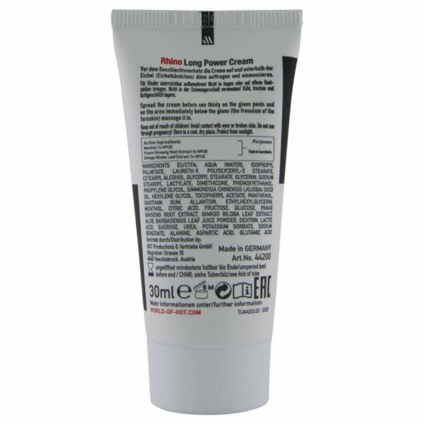 HOT - RHINO LONG POWER CREAM 30 ML