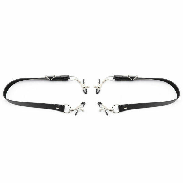 OHMAMA FETISH - CLITORIS CLAMPS WITH LEG STRAPS