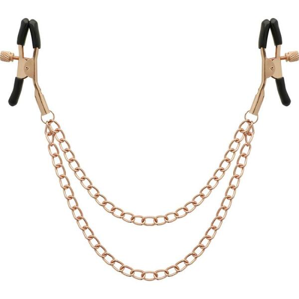 COQUETTE CHIC DESIRE - FANTASY METAL NIPPLE CLIPS WITH CHAIN
