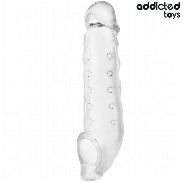 ADDICTED TOYS - TRANSPARENT PENIS SHEATH SIZE M 27 CM