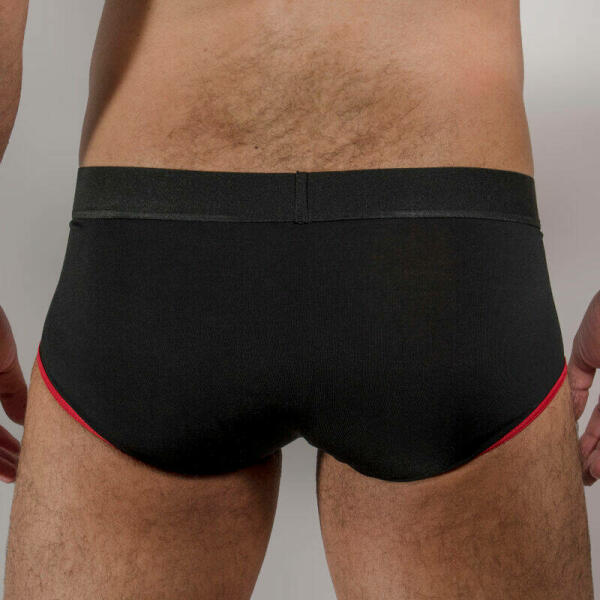 MACHO - MS24R BRIEF UNDERPANTS DARK RED XL