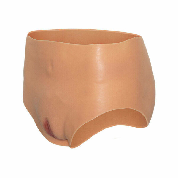 HIDDEN DESIRE - ALTER EGO OPEN VAGINA BRIEF HIGH WAIST FLESH