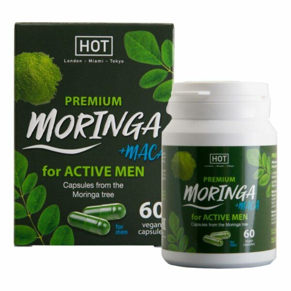 HOT - MORINGA MEN CAPS MAN 60 UNITS