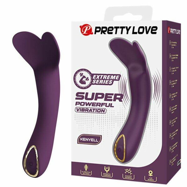 PRETTY LOVE - KENYELL RECHARGEABLE VIBRATOR 10 FUNCTIONS PURPLE
