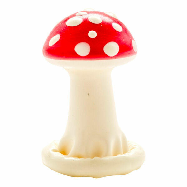 CONDOMERIE - HANDPAINTED NOVELTY CONDOMS TOADSTOOL MODEL 1