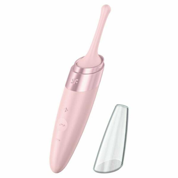 SATISFYER - TWIRLING DELIGHT CLIT TIP VIBRATOR PINK