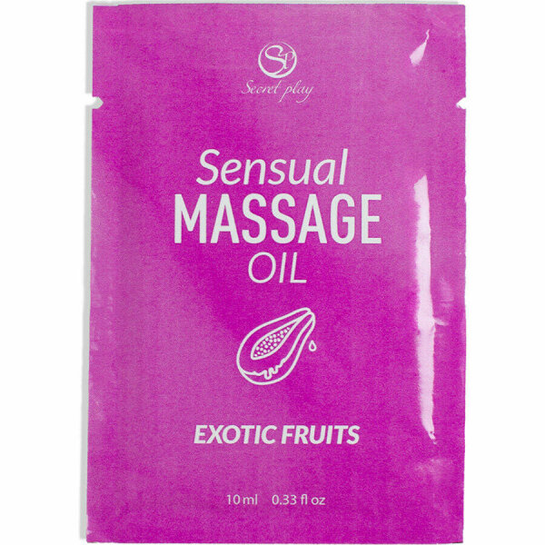 SECRETPLAY - SINGLE-DOSE EXOTIC FRUITS MASSAGE OIL 10 ML