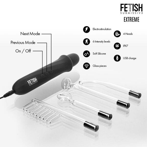 FETISH SUBMISSIVE - HIGH FREQUENCY ELECTROSTIMULATION WAND