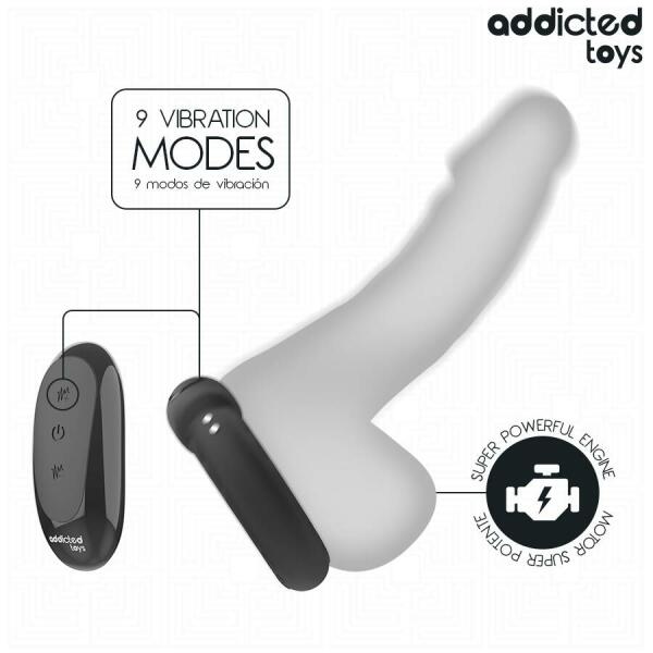 ADDICTED TOYS - HEATING EFFECT VIBRATING COCK RING REMOTE CONTROL