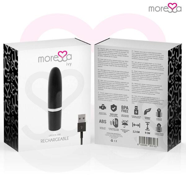 MORESSA - IVY VIBRATOR STIMULATOR TRAVEL BLACK