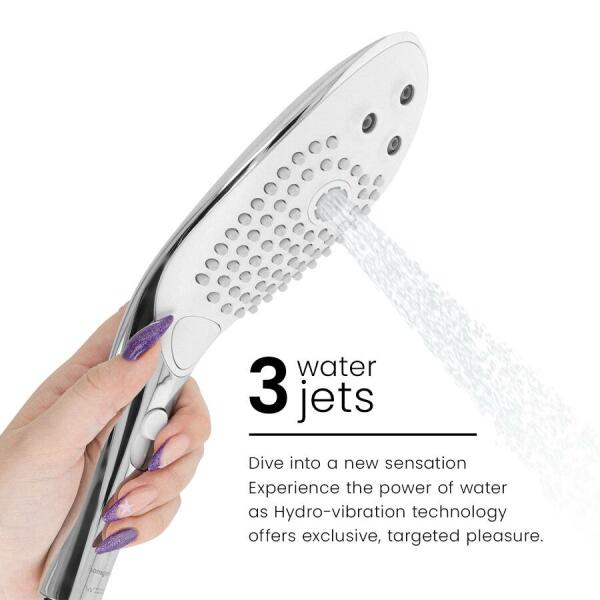 WOMANIZER - WAVE CLITORAL STIMULATING SHOWER HEAD CHROME
