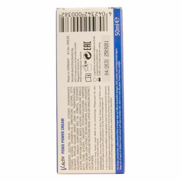 HOT - V-ACTIV PENIS POWER CREAM FOR MEN 50 ML