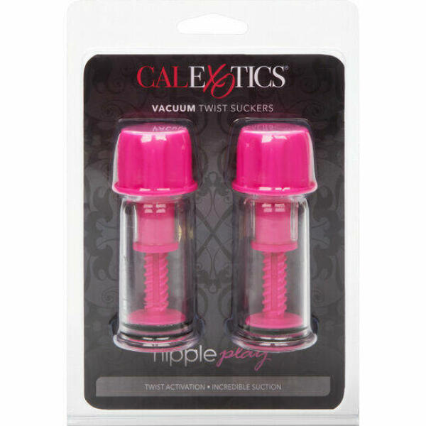 CALEXOTICS - VACCUM TWIST PINK NIPPLE SUCTION CUP