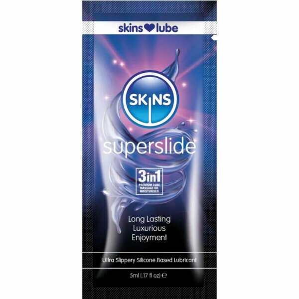 SKINS - SUPERSLIDE SILICONE-BASED LUBRICANT SINGLE-DOSE 5 ML