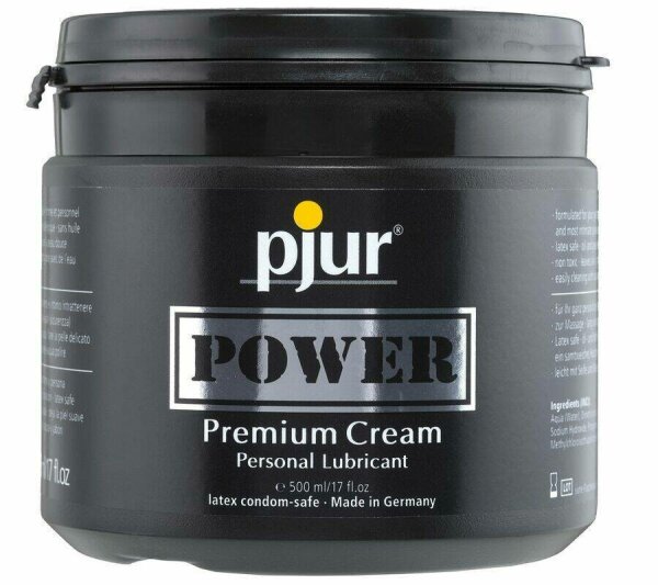 PJUR - POWER PREMIUM CREAM PERSONAL LUBRICANT 500 ML