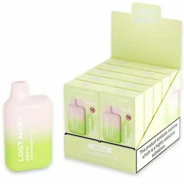 LOST MARY - BM600 NICOTINE VAPER 2% DISPOSABLE STRAWBERRY KIWI