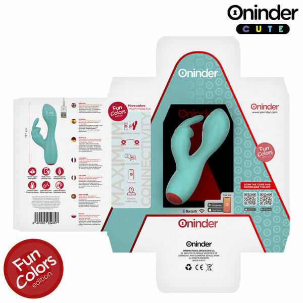 ONINDER CUTE - LOVE BUNNY G-SPOT CLITORAL VIBRATOR - FREE WORLDWIDE APP