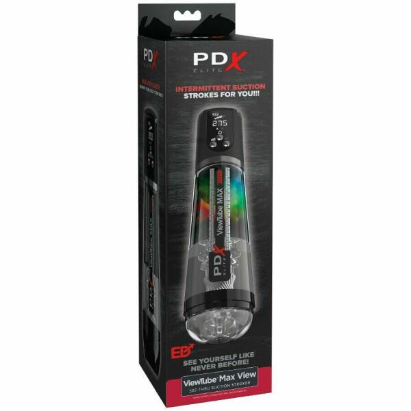 PDX ELITE - VIEWTUBE MAX VIEW AUTOMATIC MASTURNADOR WITH TRANSPARENT SUCTION