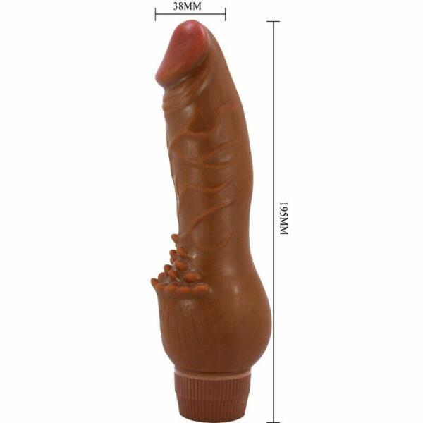 BAILE - BARBARA REALISTIC VIBRATOR 19.5 CM MULATTO