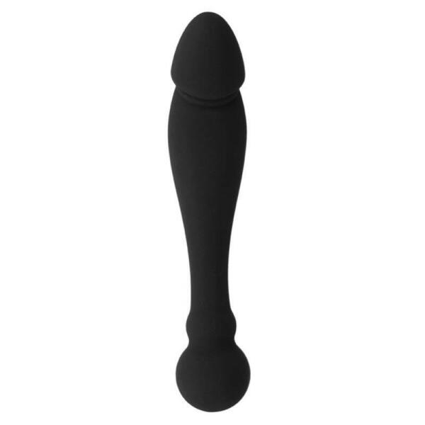 BLACK&SILVER - KARL G-POINT STIMULATING DILDO 18 CM