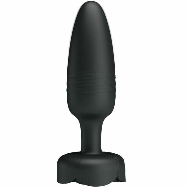 PRETTY LOVE - TARION ANAL PLUG WITH  LED LIGHT BLACK 12.5 CM