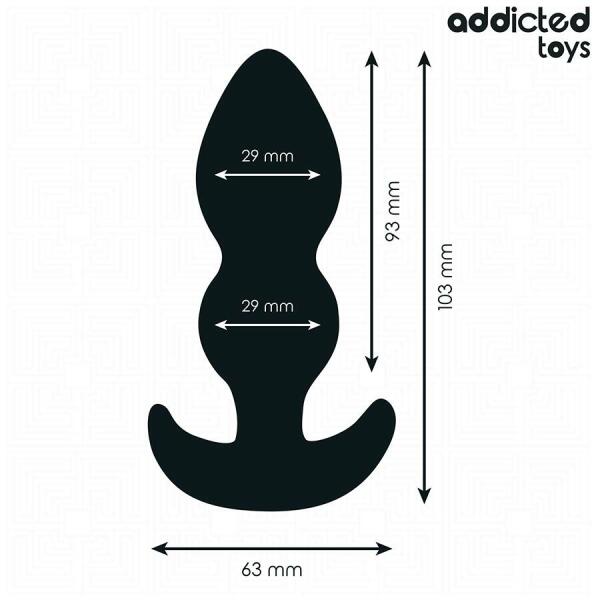 ADDICTED TOYS - ANAL PLUG SILICONE SIZE S 10.3 CM